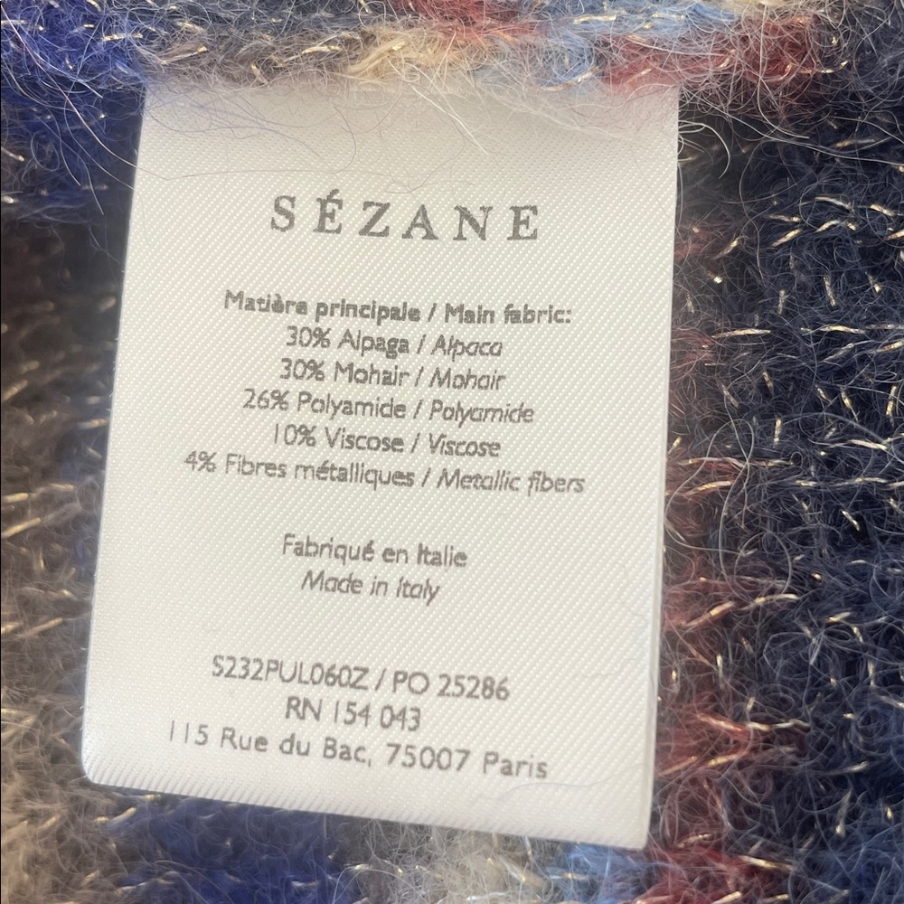 Sezane Antonio Jumper Striped Sweater - Picture 4 of 6